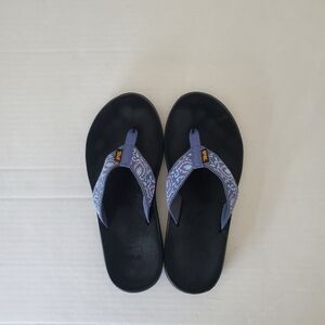 Teva Women's Voya Flip Sandal Flip Flops 1019040 Size 7 Blue